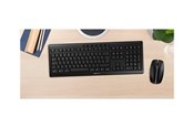 Tastaturen - Cherry STREAM DESKTOP - Tastatur & Maus Set - Schweiz - Schwarz - JD-8500CH-2