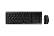 Tastaturen - Cherry STREAM DESKTOP RECHARGE - Tastatur & Maus Set - Belgien - Schwarz - JD-8560BE-2