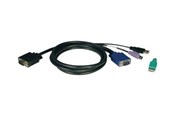 KVM Kabel - Tripp Lite 6ft USB / PS2 Cable Kit for KVM Switches B040 / B042 Series KVMs 6' - keyboard / video / mouse (KVM) cable kit - 1.8 m - P780-006