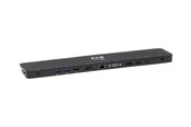Dockingstationen - Tripp Lite Triple-Monitor USB C Dock USB C Docking Station with 4K HDMI & DisplayPort VGA - USB-A/C GbE 100W PD Black - docking station - USB-C 3.1 / Thunderbolt 3 - VGA HDMI DP - GigE - U442-DOCK7D-B