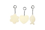 Hobby-Zubehör - Creativ Company Decorate your Wooden Keychain 3pcs. - 576841