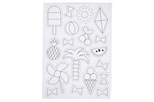 Hobby-Zubehör - Creativ Company Color your own Magnets - Summer - 51236