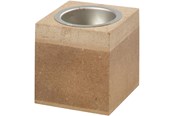 Einrichtung - Creativ Company Tea light holder Wood 6cm - 56719
