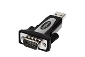 Netzwerkadapter (Netzkarte, Druckserver, u.s.w.) - LogiLink USB 2.0 adapter USB-A/M to DB9 (RS232)/M black/grey - AU0034