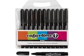 Utensilien zum Schreiben und Zeichnen - Creativ Company Black Jumbo Markers 12 pcs. - 37331