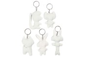 Kunst & Handwerk Ausstattung - Creativ Company Fabric Animals Keychain 5pcs. - 49503