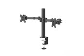 Monitorhalterung - Hama mounting kit - full-motion - for 2 monitors - black - 00118494