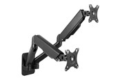 Monitorhalterung - LogiLink Dual monitor wall mount 17–32" gas spring 90–540 mm - BP0146