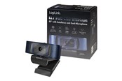 Webcams - LogiLink HD USB webcam Pro 80° dual microphone auto focus privacy cover - UA0379