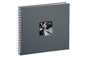 Fotoalbum & Archivierung - Hama "Fine Art" Spiral Album 28 x 24 cm 50 White Pages grey - 2112
