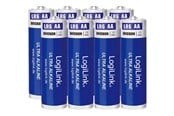 Batterien und Akkus - LogiLink Ultra Power AA alkaline batteries LR6 Mignon 1.5V 8pcs - LR6F8