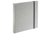 Fotoalbum & Archivierung - Hama "Tessuto" Jumbo Album 30x30 cm 60 White Pages - Grey - 3846