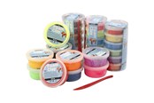 Hobby-Zubehör - Creativ Company Foam Clay - Assorted Colours - 28 tubs - 78816