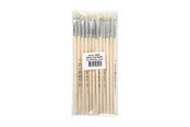 Hobby-Zubehör - Creativ Company Wooden brushes No. 4 short handle 12pcs. - 10604