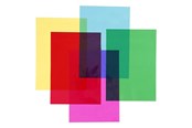Papier, Fotopapier und Etiketten - Creativ Company Cellophane Foil Sheets Colored A4 100pcs. - 24000