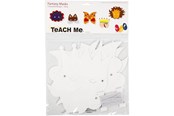 Kunst & Handwerk Ausstattung - Creativ Company Fantasy masks White 5pcs. - 592600