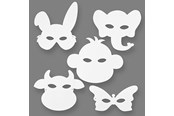 Kunst & Handwerk Ausstattung - Creativ Company Craft Masks Animals 16st. - 95201