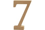 Kunst & Handwerk Ausstattung - Creativ Company Number 7 MDF 13cm 1pc. - 56345