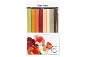 Papier, Fotopapier und Etiketten - Creativ Company Crepe Paper Pastel Colors 8 Sheets - 209002