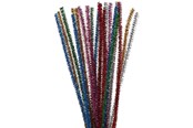 Kunst & Handwerk Ausstattung - Creativ Company Chenille Glitter 24pcs. 30cmx6mm - 51648