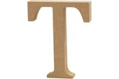 Kunst & Handwerk Ausstattung - Creativ Company Letter T MDF 8cm 1pc. - 56379
