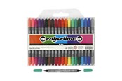 Utensilien zum Schreiben und Zeichnen - Creativ Company Colortime Double-sided pens - Basic colors 20st. - 37983