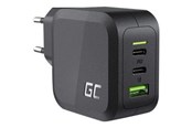 Handys - Adapter und Ladegeräte - Green Cell power adapter - PowerGaN - USB 2 x USB-C - 65 Watt - CHARGC08