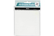 Klebeband und Kleber - Creativ Company 3D Foam Pads White 5x5x2mm 2 Sheets - 24639