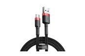 USB Kabel - Baseus Cafule 2 m USB-A to USB-C Nylon Cable - CATKLF-C91