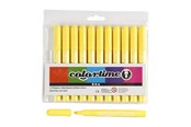 Utensilien zum Schreiben und Zeichnen - Creativ Company Lemon yellow Jumbo markers 12pcs. - 37337