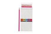 Utensilien zum Schreiben und Zeichnen - Creativ Company Colortime colouring pencils - Pink 12pcs. - 38573