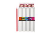 Utensilien zum Schreiben und Zeichnen - Creativ Company Triangular Jumbo colored pencils - Pink 12pcs. - 38173