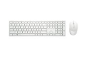 Tastaturen - Dell Pro - Tastatur & Maus Set - Deutsch - Weiss - KM5221W-WH-GER