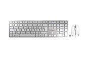 Tastaturen - Cherry DW 9100 SLIM - Tastatur & Maus Set - Französisch - Weiss - JD-9100FR-1