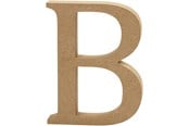 Kunst & Handwerk Ausstattung - Creativ Company Letter B MDF 8cm 1pc. - 56361