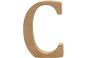 Kunst & Handwerk Ausstattung - Creativ Company Letter C MDF 8cm 1pc. - 56362