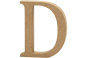 Kunst & Handwerk Ausstattung - Creativ Company Letter D MDF 8cm 1pc. - 56363