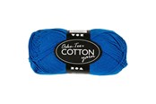 Garn & Zubehör - Creativ Company Cotton yarn Cobalt blue 50gr 170m - 431270