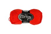 Garn & Zubehör - Creativ Company Cotton yarn Red 50gr 170m - 431080