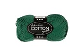 Garn & Zubehör - Creativ Company Cotton yarn Dark green 50gr 170m - 431290