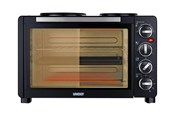 Mikrowellen-/Miniofen - Unold 68885 All in One - electric oven with hot plates - black - 68885