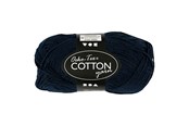 Garn & Zubehör - Creativ Company Cotton yarn Dark blue 50gr 170m - 431280