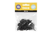 Kunst & Handwerk Ausstattung - Creativ Company Eyes and noses - Black 20 sets - 78281
