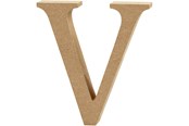 Kunst & Handwerk Ausstattung - Creativ Company Letter V MDF 13cm 1pc. - 56331