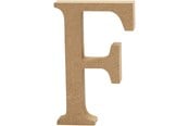 Kunst & Handwerk Ausstattung - Creativ Company Letter F MDF 13cm 1pc. - 56315