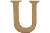 Kunst & Handwerk Ausstattung - Creativ Company Letter U MDF 13cm 1pc. - 56330