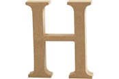 Kunst & Handwerk Ausstattung - Creativ Company Letter H MDF 13cm 1pc. - 56317