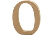 Kunst & Handwerk Ausstattung - Creativ Company Letter O MDF 13cm 1pc. - 56324