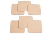 Kunst & Handwerk Ausstattung - Creativ Company Coasters MDF 6pcs. - 557610