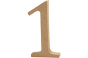 Kunst & Handwerk Ausstattung - Creativ Company Number 1 MDF 13cm 1pc. - 56339